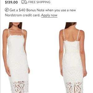 Medium white lace dress